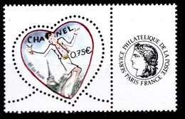 Personnalisé - St Valentin Cœur 2004 - 0,75 - Gomme Mate - Vignette Cérès - Y&T N° 3633A - Gepersonaliseerde Postzegels