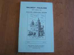 FOLKLORE Stavelot Malmédy Saint Vith 1995 1996 Régionalisme Boteresses Papier Steinbach Baron Krings Faymonville Waimes - Belgique