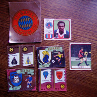 Lot De 7 Cartes Panini 1982 ( Toko, PSG- Bastia, Quimper, Sochaux,Guingamp, Dunkerque, Noeux-les-Mines, Bayern) - Sonstige