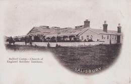 1903 Postcard United Kingdom / Salisbury, Field Post Office / Bulford Camp. - Church Of England Soldiers Institute P70 - Salisbury