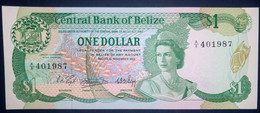 UNC Belize Banknote 1 Belizian Dollar P46a (11/01/1983) - Belice