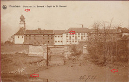 Hemixem Hemiksem 1909 Het Depot St-Bernard Zeldzame Foto Fotokaart Belgian Army (kreukjes) - Hemiksem