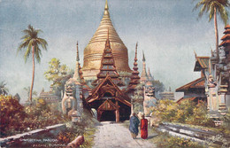 BIRMANIE Myanmar Carte Illustrée Couleur Oilette Tuck Shwegeena Pagoda PAGAN Burmah - Myanmar (Burma)