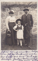 AK Foto Ehepaar Mit Tochter In Tracht - Bozen Südtirol 1914 (57073) - Bekende Personen