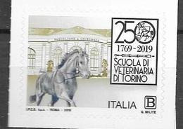 ITALY, 2019, MNH,MEDICINE, VETS, VETERINARY SCHOOL OF TORINO, HORSES,1v - Andere