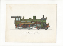 LABORATOIRES ROUSSEL Chemin De Fer *HISTOIRE DE LA LOCOMOTIVE EXPRESS - PRUSSE 1899  SOULA PHARMACIE TOULOUSE - Railway