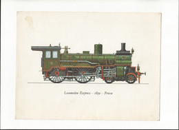 LABORATOIRES ROUSSEL Chemin De Fer *HISTOIRE DE LA LOCOMOTIVE EXPRESS - PRUSSE 1899  SOULA PHARMACIE TOULOUSE - Ferrocarril