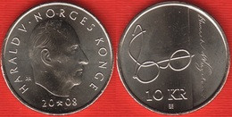 Norway 10 Kroner 2008 "Henrik Wergeland" UNC - Norvège