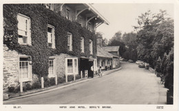 Postcard Hafod Arms Hotel Devil's Bridge Nr Aberystwyth RP By Frith ] My Ref B14370MD - Cardiganshire