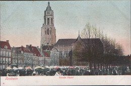 ARNHEM GROOTE MARKT UNDIVIDED BACK NETHERLANDS HOLLAND GELDERLAND UNUSED - Arnhem