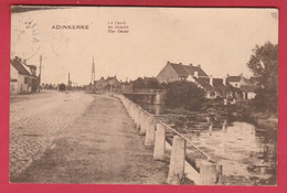 Adinkerke - De Gracht / La Canal / The Canal - 1920 ( Verso Zien ) - De Panne