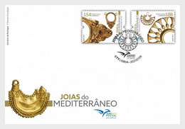 Portugal MNH ** 2021  Euromed 2021 – Traditional Jewellery Of The Mediterranean FDC - Unused Stamps