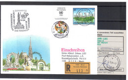 KTM90 UNO WIEN 1995 RECO-BRIEF Mit EINDRUCKMARKE + Michl 116  Mit  AUFGABESCHEIN Siehe ABBILBUNG - Covers & Documents