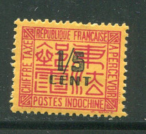 INDOCHINE- Taxe Y&T N°57- Neuf Avec Charnière * - Postage Due