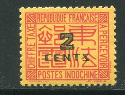 INDOCHINE- Taxe Y&T N°61- Neuf Avec Charnière * - Impuestos