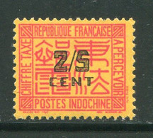 INDOCHINE- Taxe Y&T N°62- Neuf Avec Charnière * - Portomarken