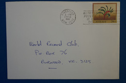 X5 AUSTRALIA BELLE  LETTRE 1982 KINGSFORD POUR BURWOOD+AFFRANCH. INTERESSANT - Brieven En Documenten