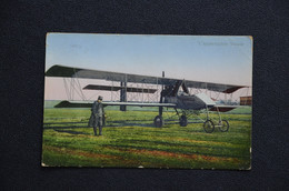 POSTCARD GUERRA BIPLANO AVIAZIONE APPARECCHIO VOISIN SQUADRIGLIA - Einweihungen