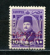 EGYPTE - ROI -  N° Yt 293 Obli. - Used Stamps