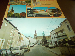 B748   2 Cartoline Liffol Le Grand Viaggiate Pieghine Angoli - Liffol Le Grand