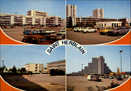 44 - SAINT-HERBLAIN - Multi Vues - Voitures Années 80 - 2 Cv - Caravane - Saint Herblain