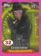 264821 / # 32 Undertaker , Restricted Access , Topps  , WrestleMania WWF , Bulgaria Lottery , Wrestling Lutte Ringen - Trading-Karten