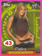 264837 / # 43 Melina Perez , Restricted Access , Topps  , WrestleMania WWF , Bulgaria Lottery , Wrestling Lutte Ringen - Tarjetas