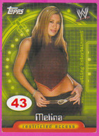 264838 / # 43 Melina Perez , Restricted Access , Topps  , WrestleMania WWF , Bulgaria Lottery , Wrestling Lutte Ringen - Trading Cards