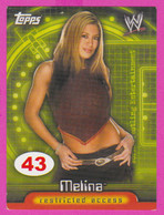 264840 / # 43 Melina Perez , Restricted Access , Topps  , WrestleMania WWF , Bulgaria Lottery , Wrestling Lutte Ringen - Trading-Karten