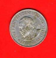 KENYA, 1971 , 1 Shilling Copper Nickel,  KM 14, C3938 - Kenya