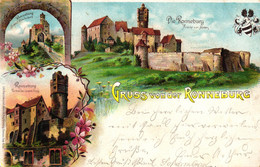 Ronneburg "Gruss Von Der Ronneburg", Bei Hüttengesäss, Farb-Litho, 1899 Nach Rosswein Versandt - Main - Kinzig Kreis