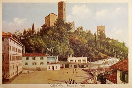 Cartolina - Gemona - Piazza Del Ferro - 1938 - Udine