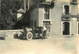 Gèvres * Photo Ancienne * 1909 * Automobile Voiture Ancienne Devant Hôtel De La Commune - Other & Unclassified