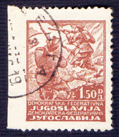 JUGOSLAVIA -  ERROR "LEFT IMPERF" - O - 1945 - Ongetande, Proeven & Plaatfouten