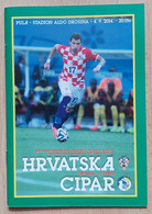 CROATIA Vs CYPRUS - 2014. Friendly Football Match   FOOTBALL CROATIA FOOTBALL MATCH PROGRAM - Bücher