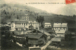 La Clusaz * Vue Générale Du Village * Scierie Métier Bois - La Clusaz