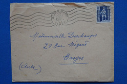 X6 ALGERIE BELLE LETTRE  1952  ALGER POUR TROYES   FRANCE   ++AFFRANCH. INTERESSANT - Briefe U. Dokumente