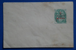 X6   MAROC BELLE  LETTRE ENTIER 1916   NON VOYAGEE+ + SURCHARGE ROUGE++ - Lettres & Documents