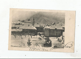 LA ROCHE SUR FORON SOUS LA NEIGE (EGLISE ET HABITATIONS) 1904 - La Roche-sur-Foron