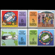 SAMOA 1993 - Scott# 832-5 World Post Day Set Of 4 MNH - Samoa