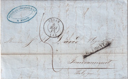 FRANCE 1848 LETTRE DE SEDAN  AVEC CORRESPONDANCE - 1801-1848: Vorläufer XIX