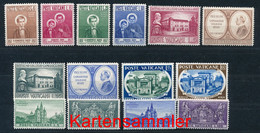 VATIKAN Mi. Nr. 266-279 Jahrgang 1957 Siehe Scan - MNH - Unused Stamps