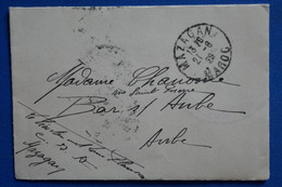 X6  MAROC BELLE  LETTRE FM 1929  MAZAGAN  POUR  BAR S AUBE + ++AFFRANCH.  PLAISANT - Storia Postale