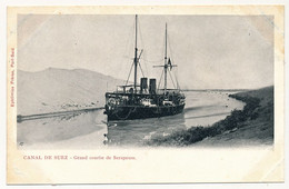 CPA - EGYPTE - Canal De Suez - Grand Courbe De Serapeum - Suez