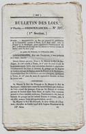 Bulletin Des Lois N°397 1835 Convention France-Sardaigne/Navigation Rhin/Procès Accusés D'Avril Et Attentat Roi/Finances - Décrets & Lois