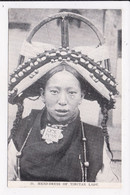 CP TIBET Head Dress Of Tibetan Lady - Tíbet