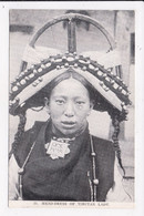 CP TIBET Head Dress Of Tibetan Lady - Tibet