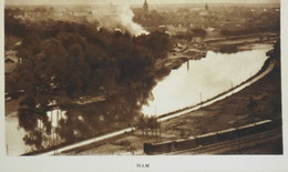 Delcampe - CPA. France > [80] Somme > HAM Bords De La Somme Vue D'Avion - PARIS BRUXELLES En Avion Série B N°5 - TBE - Ham