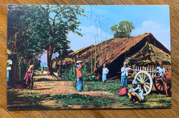 Delcampe - BIRMANIA - MYANMAR - VILLAGGIO BIRMANO D’EPOCA ANTICA - ED. PEZZINI - MILANO 1937 - Myanmar (Burma)