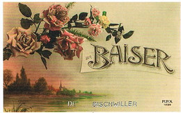 Delcampe - 67 UN BAISER   DE   BISCHWILLER   CPM  TBE   381 - Bischwiller